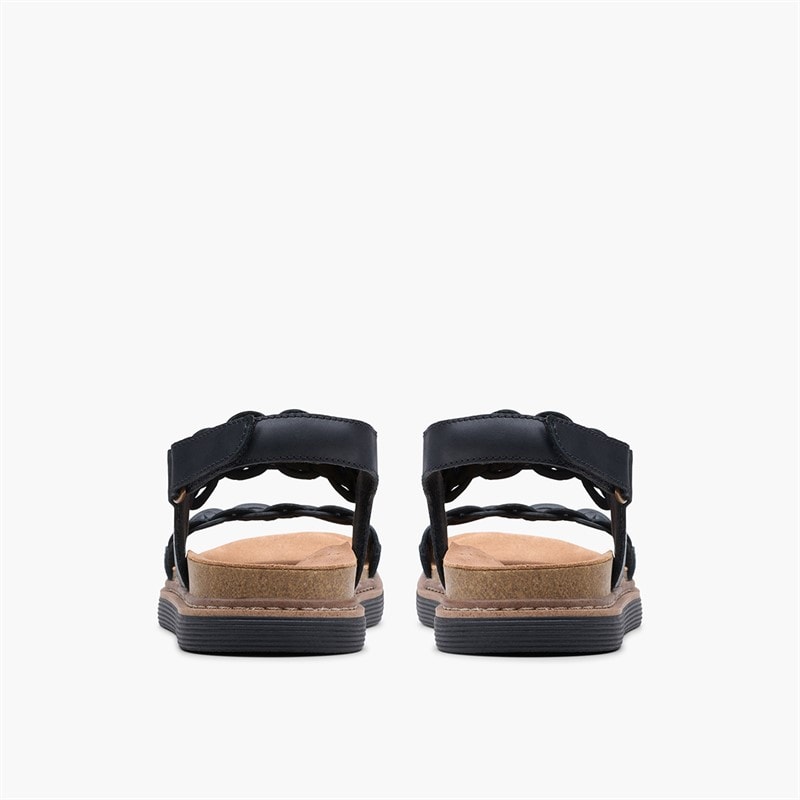 Clarks Damen Arwell Glide D-Fit Sandalen Schwarz - Bild 3
