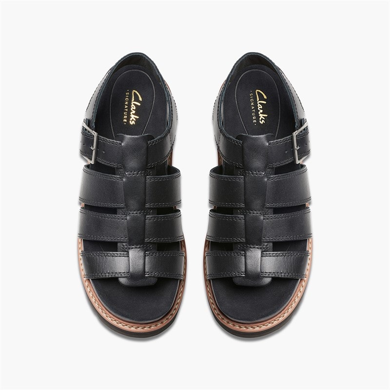 Clarks Sandales Orianna Twist D-Fit Femme Noir - Image 4