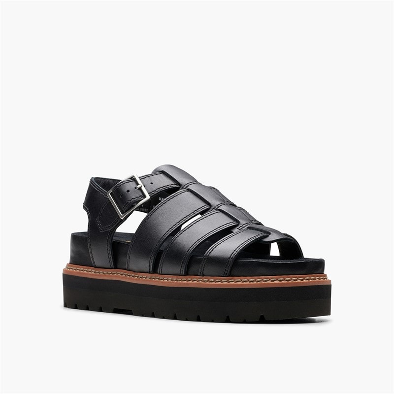 Clarks Sandales Orianna Twist D-Fit Femme Noir - Image 5