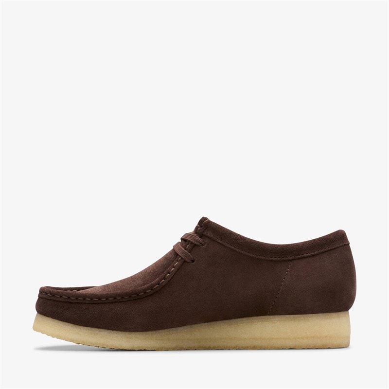 Clarks Heren Originals 2 Wallabee Schoenen 5230 Dark Brown Suede - Afbeelding 3