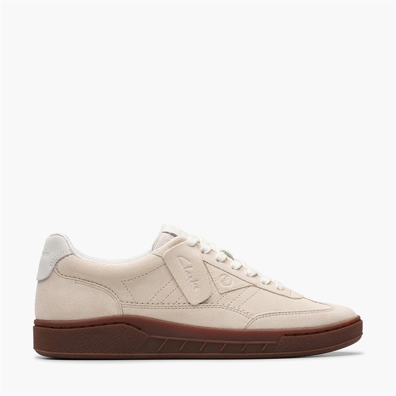 Clarks Homme Craft Rally Ace Entraîneurs Off White Suede