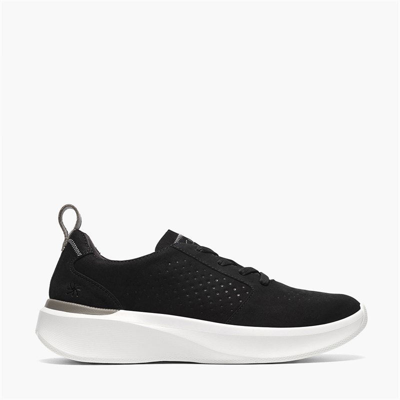 Clarks Baskets Homme Style Solvena Noir