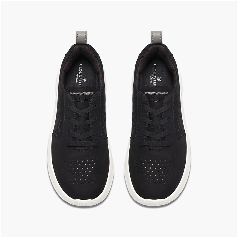 Clarks Solvena Style sneakersy dla niego kolor Czarny – zdjęcie  2