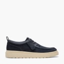 Clarks Herren Polden Moc Schuhe Navy Suede