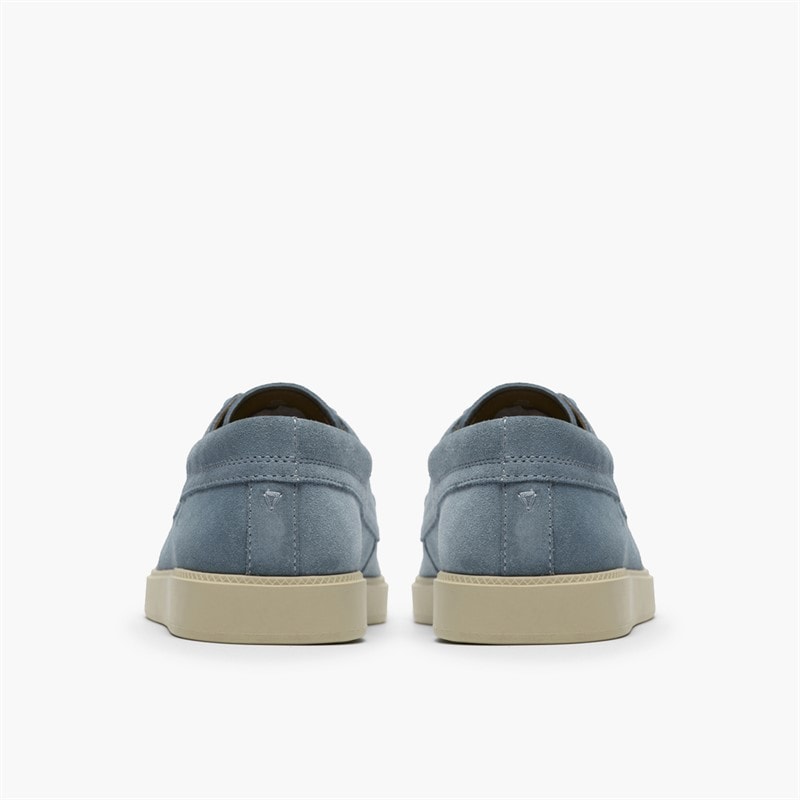 Clarks Lockford buty żeglarskie dla niego kolor Light Blue – zdjęcie  5