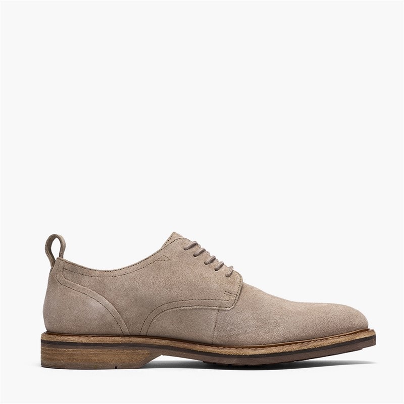 Clarks Lace up buty dla niego kolor Grey Suede