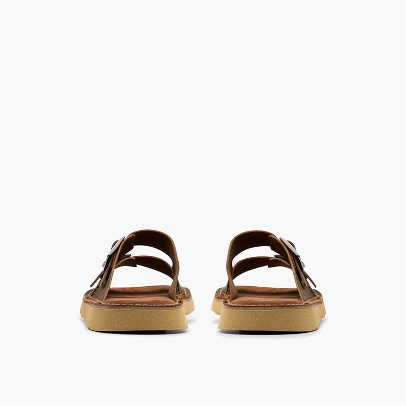 Clarks Sandały Solsbury z dwoma paskami dla niego kolor Beeswax Leather – zdjęcie  5
