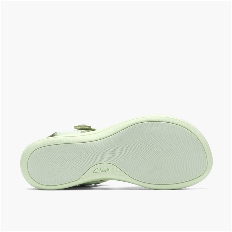 Clarks Sandales Mira Madi Femme Light Olive Combi - Image 3