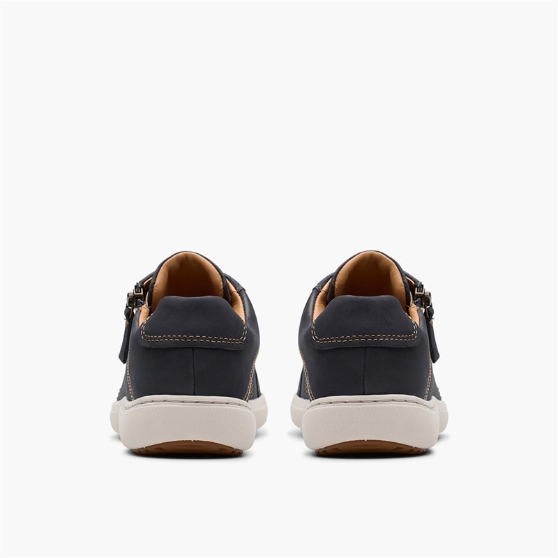 Clarks Nalle sneakersy dla niej kolor Navy Nubuck – zdjęcie  5