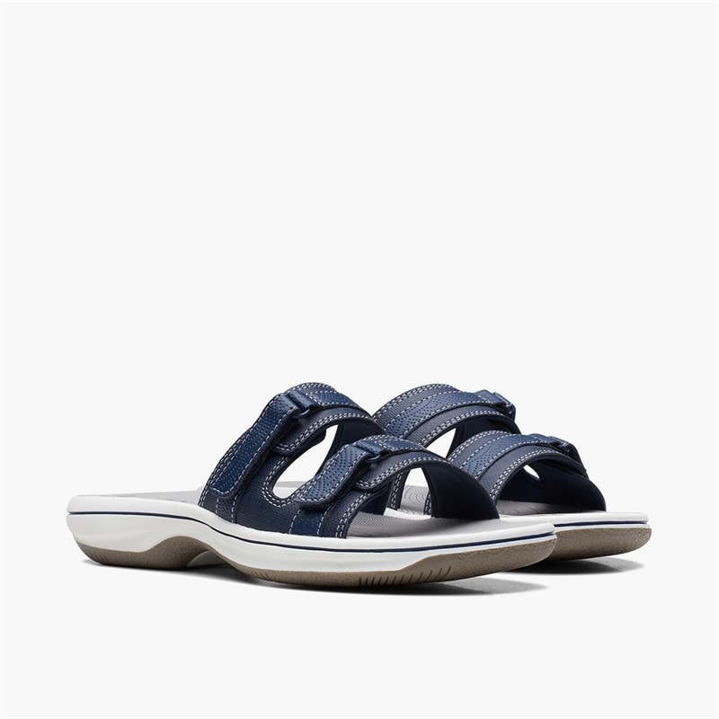 Clarks Dames Brinkley Piper Sandalen Navy - Afbeelding 4