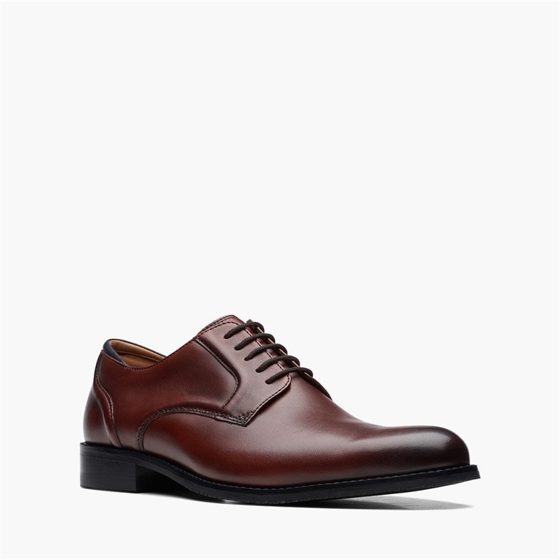 Clarks Heren Craft Arlo Veterschoenen British Tan - Afbeelding 2