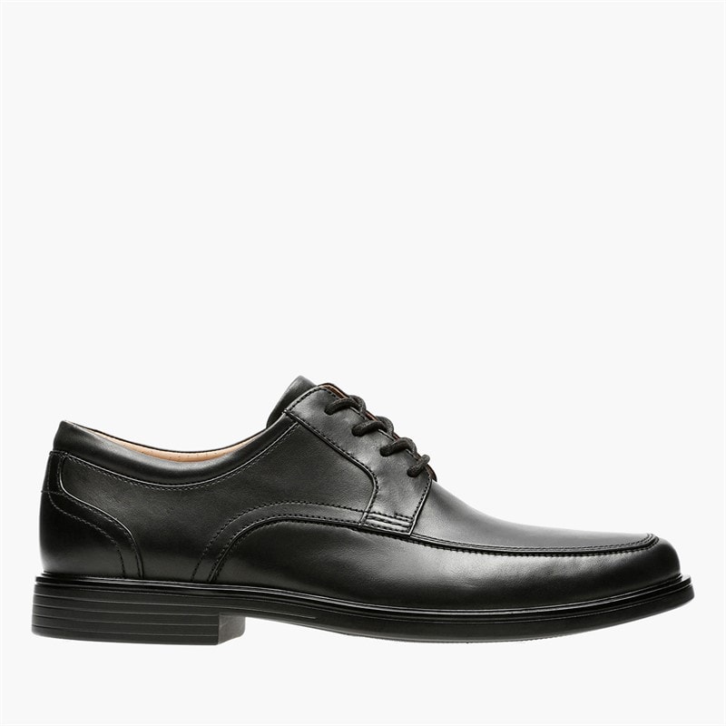 Clarks Herren Un Aldric Park Schnürschuhe Black Leather