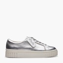 Clarks Dames Mayhill Walk Sneakers Silver Metallic