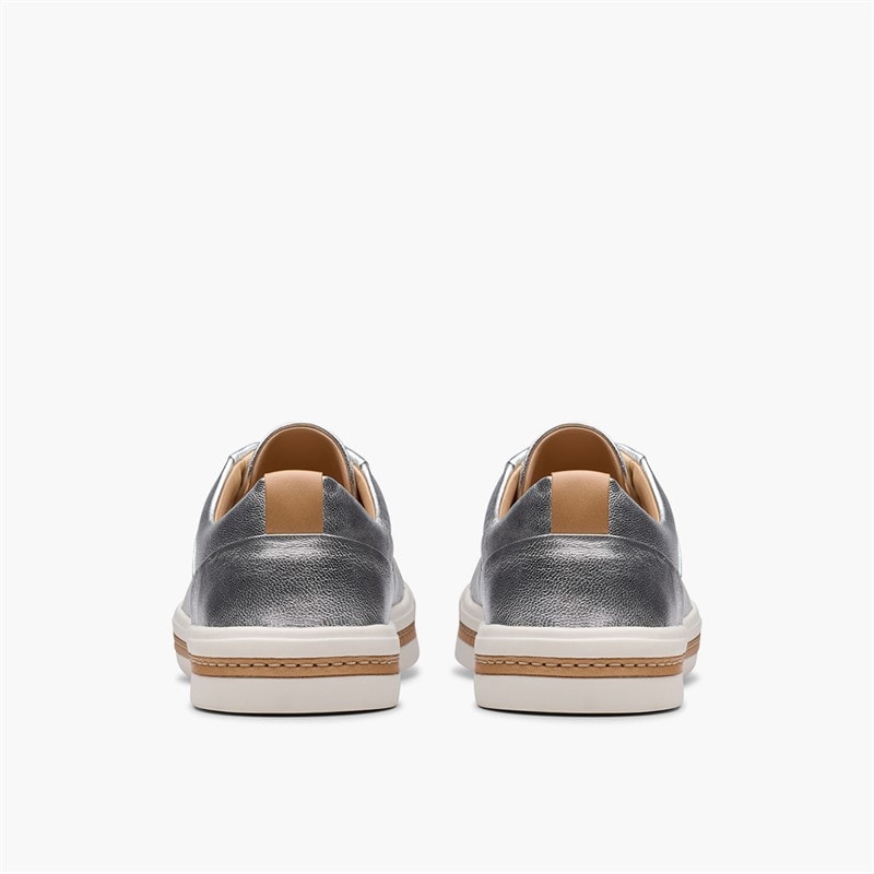 Clarks Un Maui Lace sneakersy dla niej kolor Metallic – zdjęcie  5