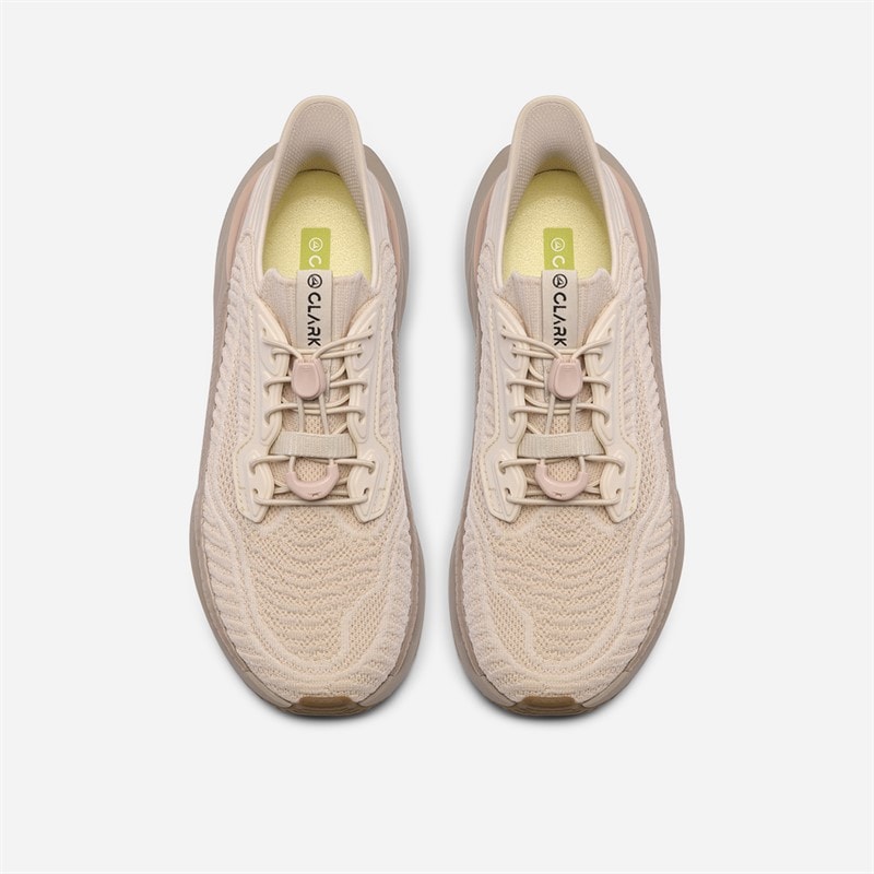 Clarks Damen Pace Rise Sneaker Light Sand - Bild 2