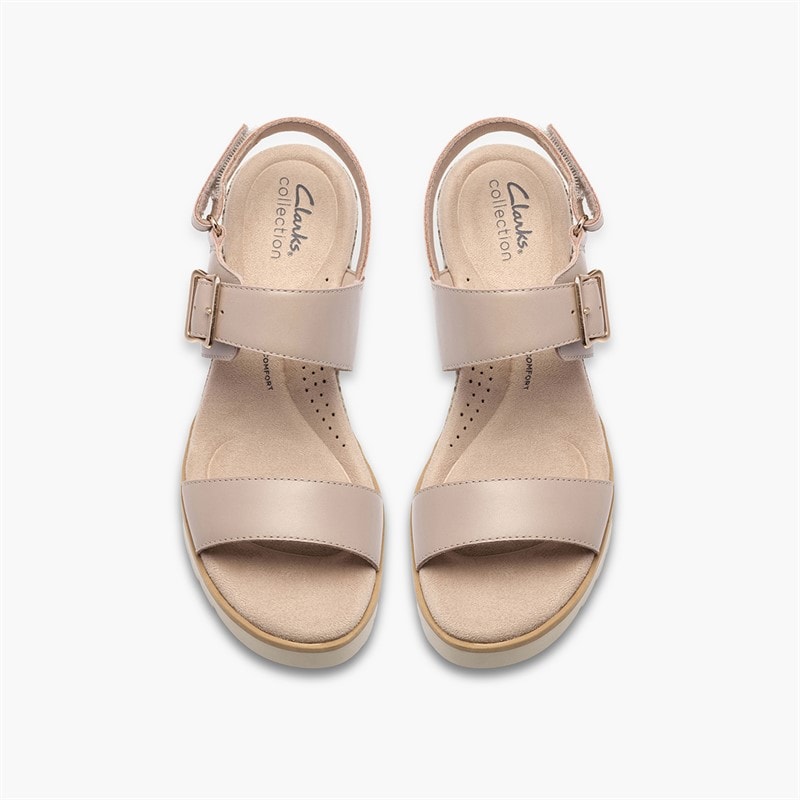 Clarks Dames Diaz Rose Sandalen Sand Combi - Afbeelding 2