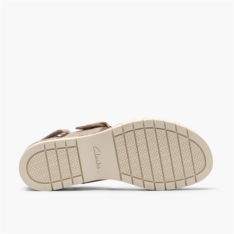 Clarks Dames Diaz Rose Sandalen Sand Combi - Afbeelding 3