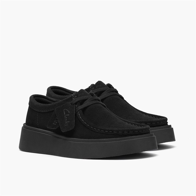 Clarks Mokasyny Torview dla niej kolor Black Suede – zdjęcie  4