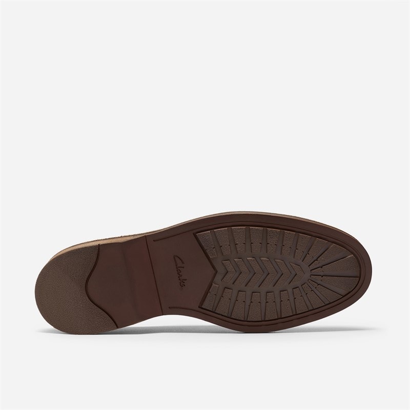 Clarks Chaussures à Lacets Aldwin Homme Tan Suede - Image 3