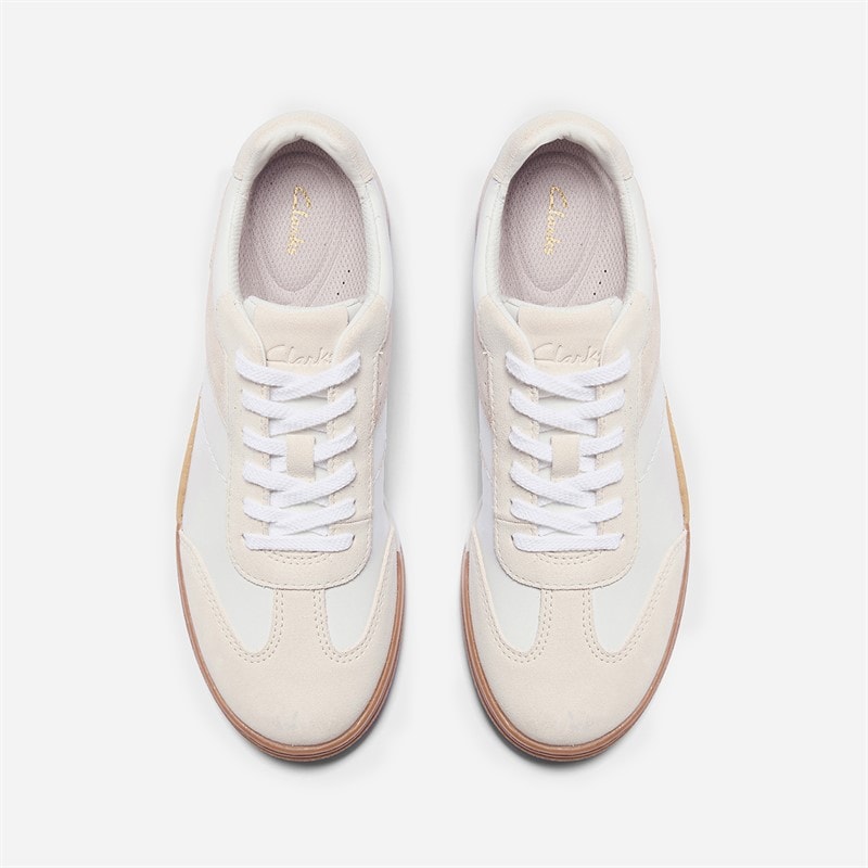 Clarks Dames Mayhill Wandelschoenen wit Combi - Afbeelding 2