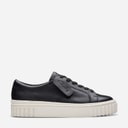 Clarks Dames Mayhill Walk Sneakers Black Leather