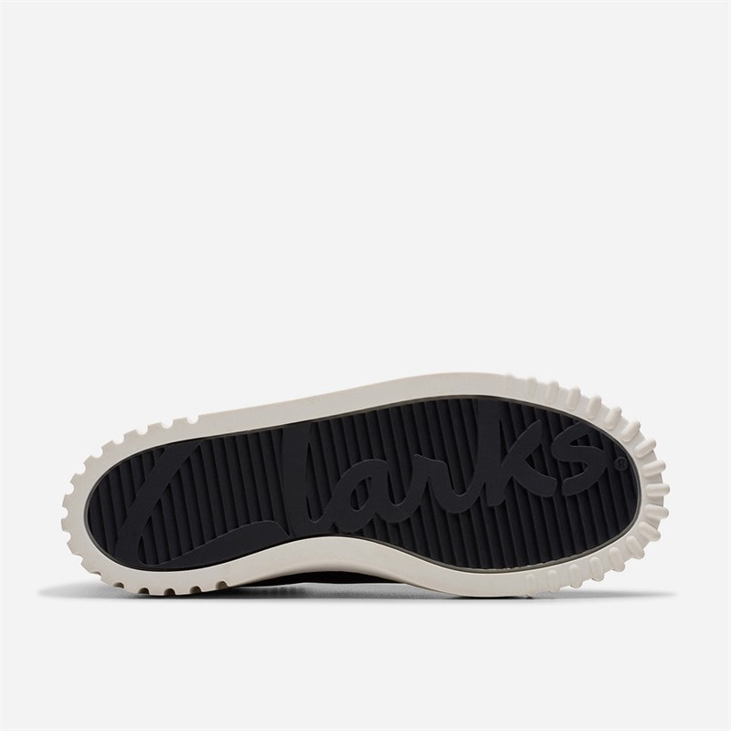 Clarks Baskets Mayhill Walk Femme Black Leather - Image 3