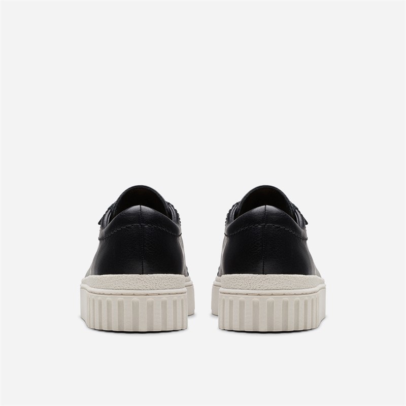 Clarks Baskets Mayhill Walk Femme Black Leather - Image 5