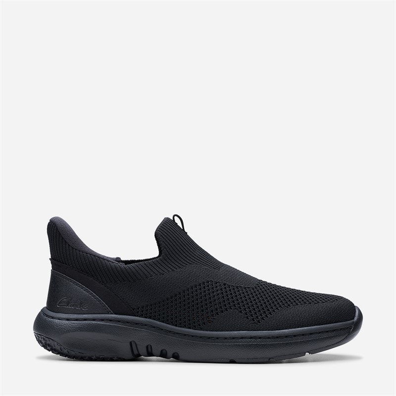 Clarks Homme Pro Free Knit Baskets Black Knit