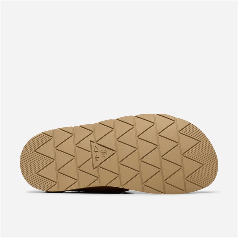 Clarks Heren Solsbury Mule Sandalen Cola Suede - Afbeelding 3