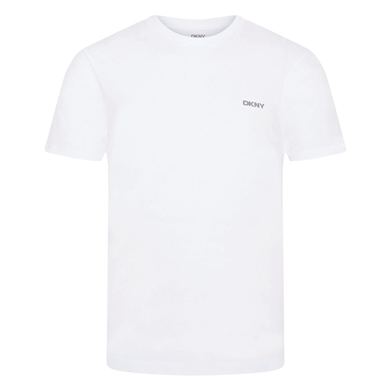 DKNY Heren Giants Drie Pack T-shirts Navy/Wit/Blauw - Afbeelding 2