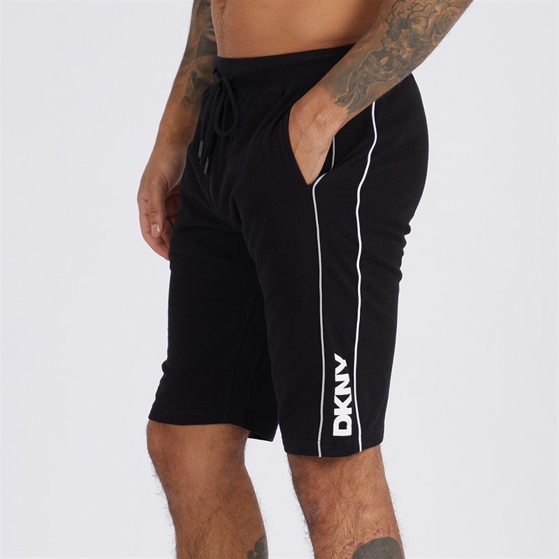 DKNY Heren Cavaliers Jersey shorts Zwart - Afbeelding 3