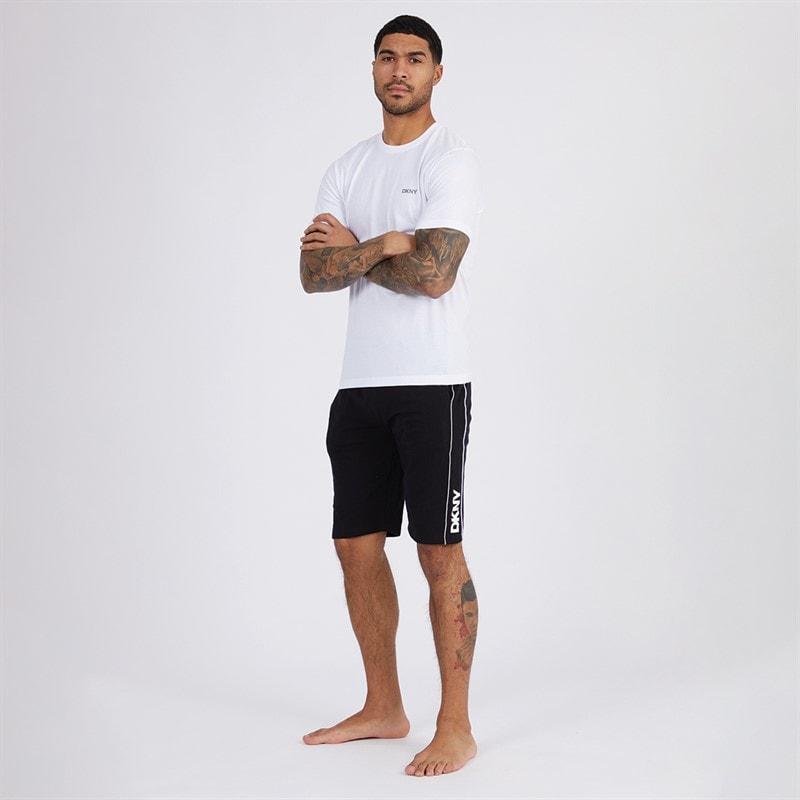 DKNY Heren Cavaliers Jersey shorts Zwart - Afbeelding 4