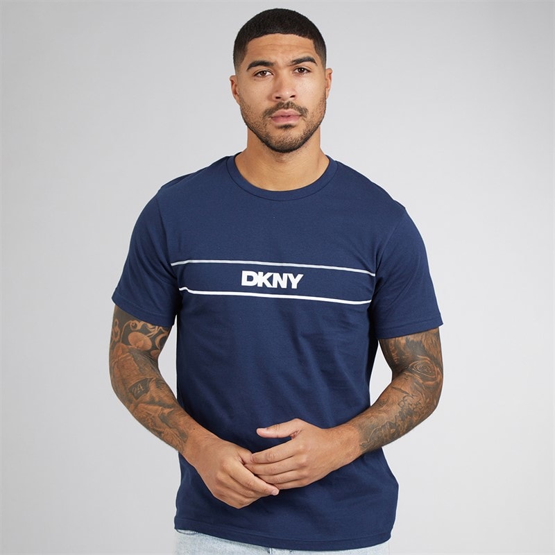DKNY Heren Cavaliers T-shirt Navy