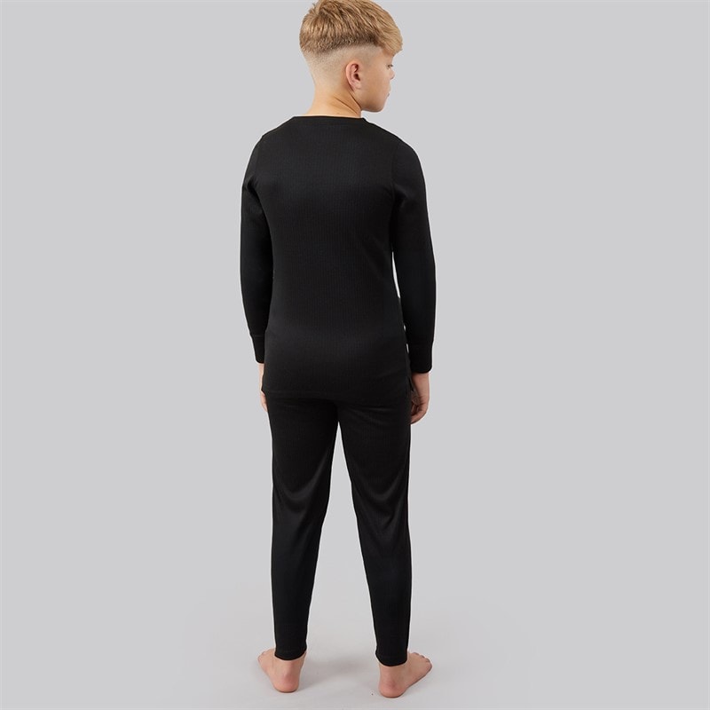 Kangaroo Poo Jongens Base layers Zwart - Afbeelding 2