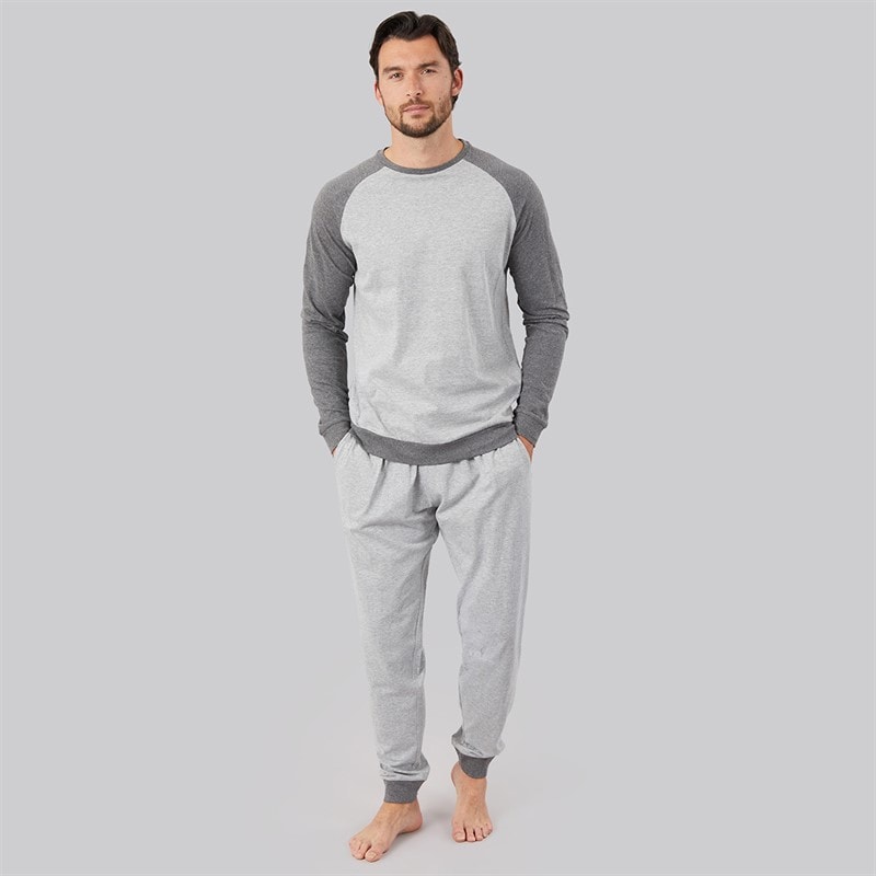 Kangaroo Poo Heren Loungewear Set Charcoal Mix - Afbeelding 1