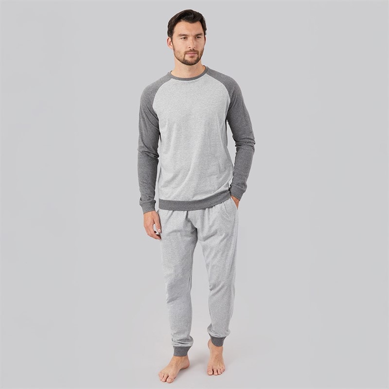 Kangaroo Poo Heren Loungewear Set Charcoal Mix - Afbeelding 3