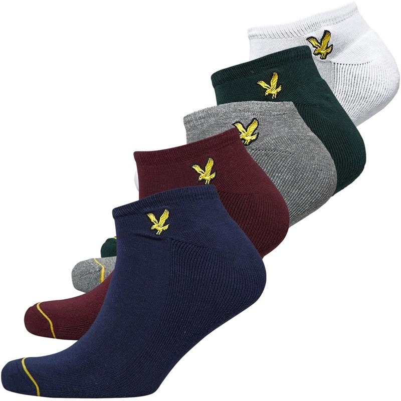 Lyle And Scott Vintage Heren Ruben Sneakersokken Multi