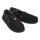 Lyle And Scott Vintage Herren Montague Mokassins Hausschuhe Schwarz/Grau Karo