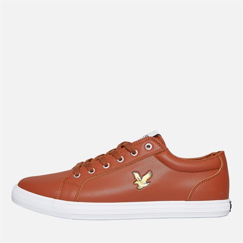 Lyle And Scott Vintage Heren Halket Sneakers Cognac
