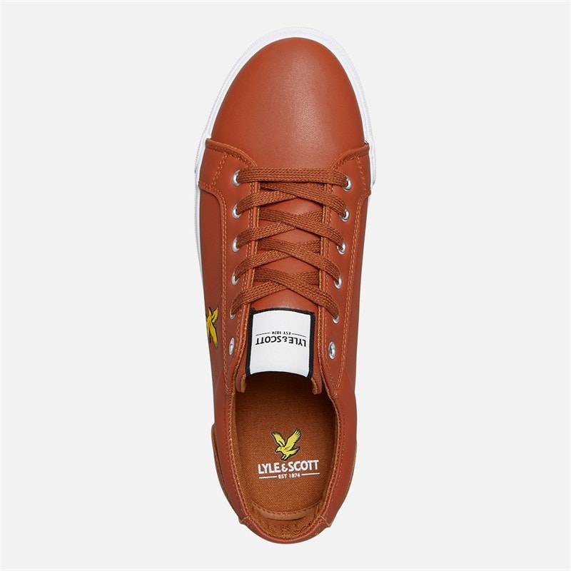 Lyle And Scott Vintage Herren Halket Turnschuhe Cognac - Bild 4