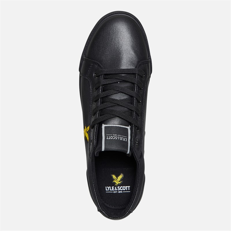 Lyle And Scott Vintage Herren Halket Turnschuhe Schwarz - Bild 4