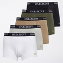 Lyle And Scott Vintage Heren Miller Vijf Pack Boxer Broekjes Bright White/Mirage Grey/Silver Sage/Beetle/Zwart