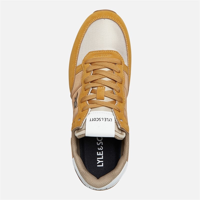 Lyle And Scott Vintage Herren Dyce Sneaker Light Brown - Bild 4