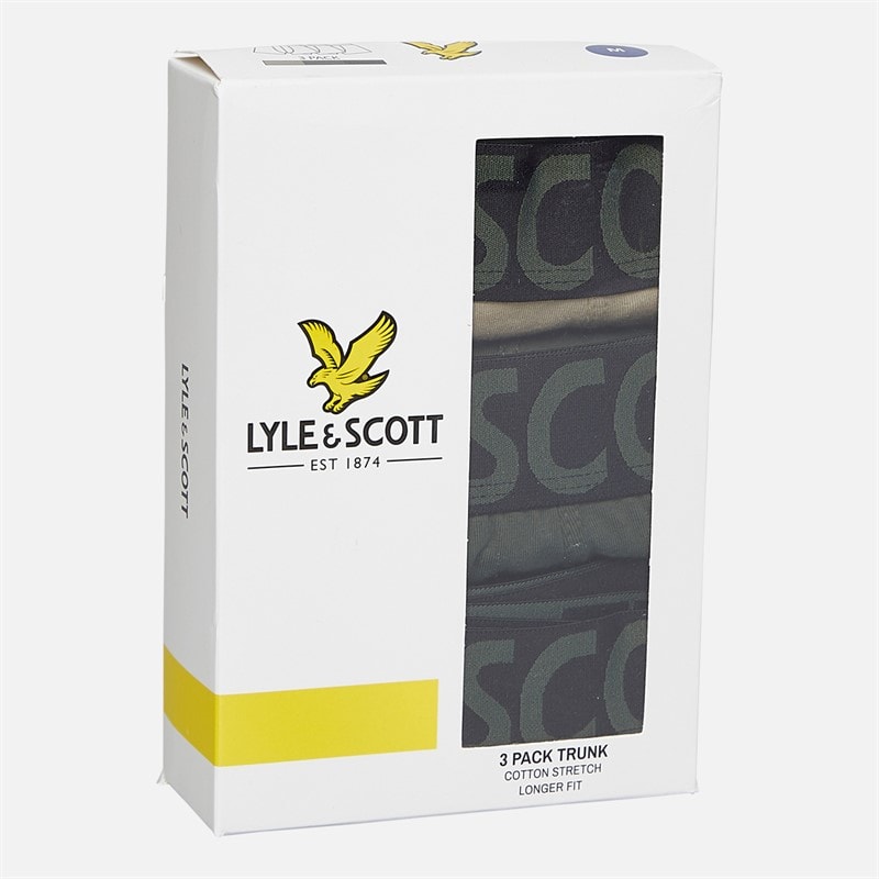 Lyle And Scott Vintage Boxers dla niego kolor srebrnoszary/mech wspinaczkowy/czarny – zdjęcie  2
