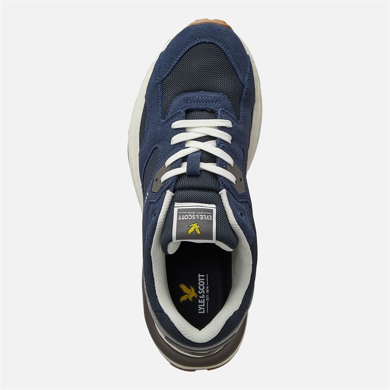 Lyle And Scott Vintage Heren Logan Sneakers Blauw - Afbeelding 4