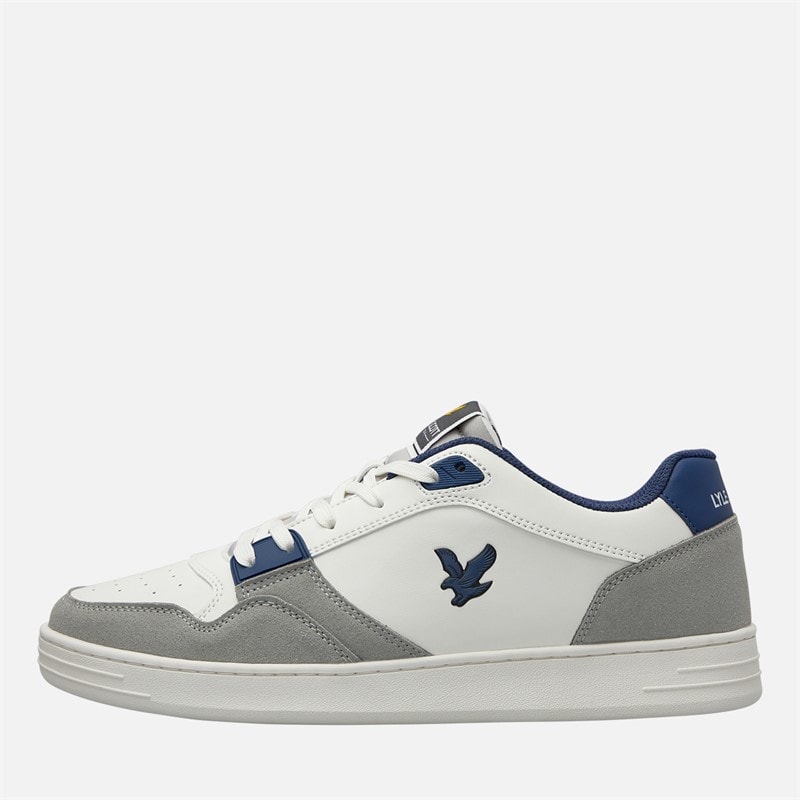Lyle And Scott Vintage Heren Callum Sneakers wit Blue
