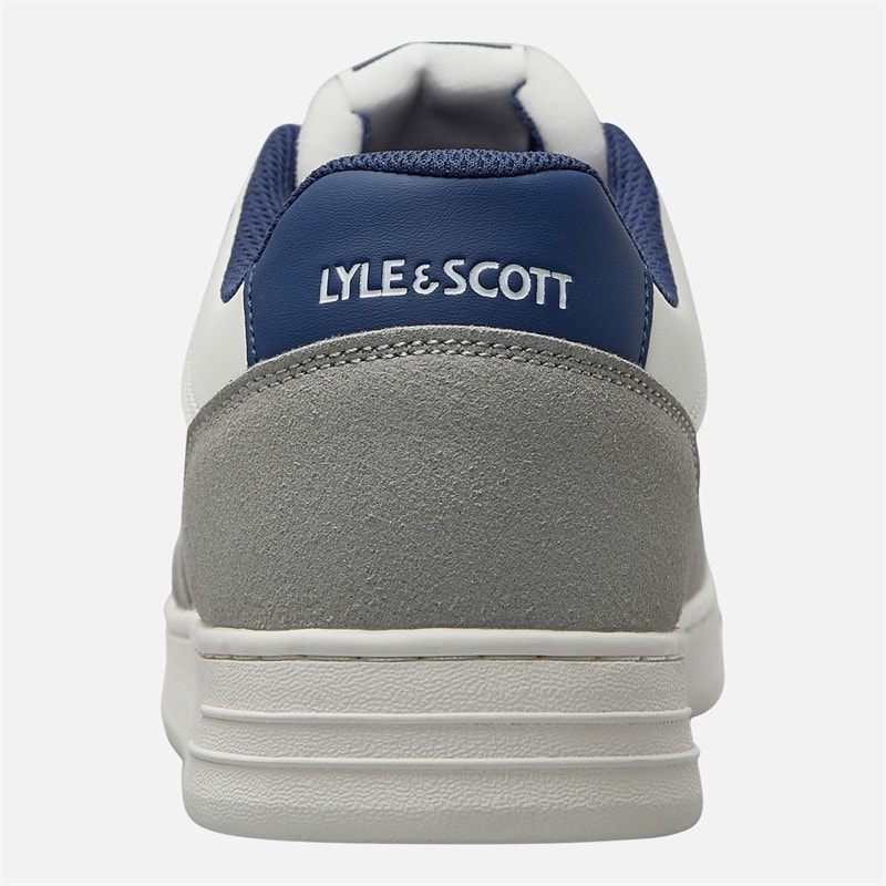 Lyle And Scott Vintage Baskets Callum Homme White Blue - Image 3