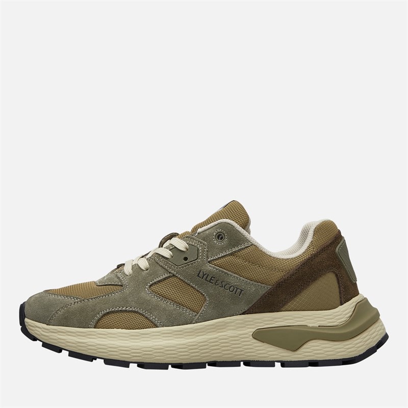 Lyle And Scott Vintage Heren Logan Sneakers Groen