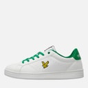 Lyle And Scott Vintage Heren Elgin Hole Trainers wit Green