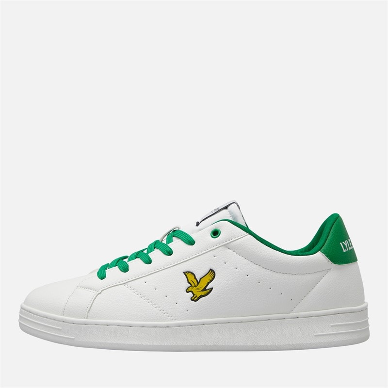 Lyle And Scott Vintage Heren Elgin Hole Trainers wit Green